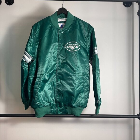 Starter New York Jets satin jacket size M - Picture 1 of 3
